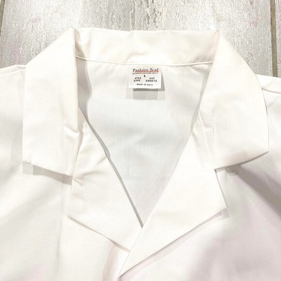 Fashion Seal Medical Laboratory Long Jacket White Size L - Picture 4 of 9